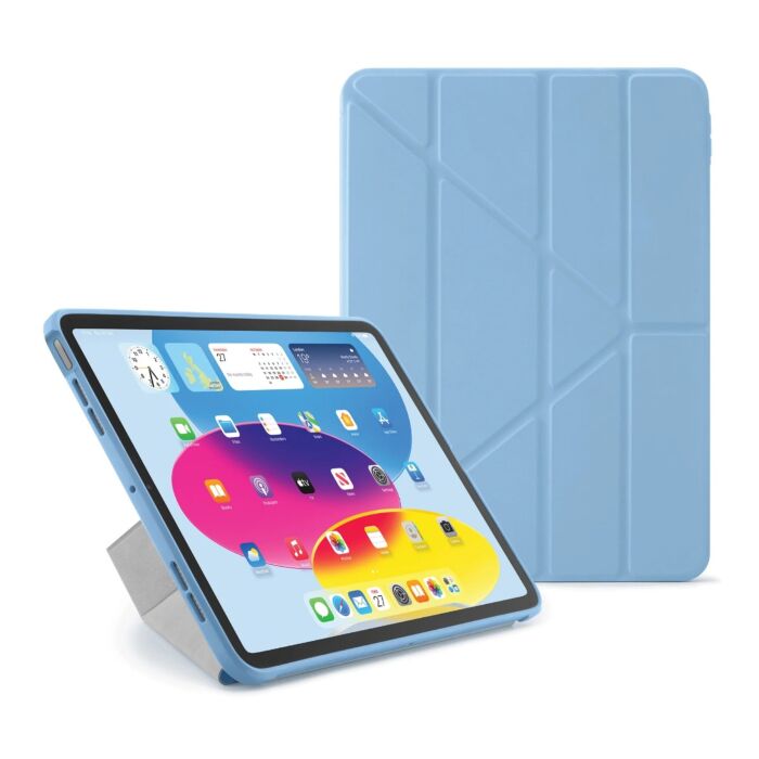 כיסוי לאייפד Pipetto Origami No1 Original Case for iPad (A16) / iPad (2022) - Light Blue - 576127