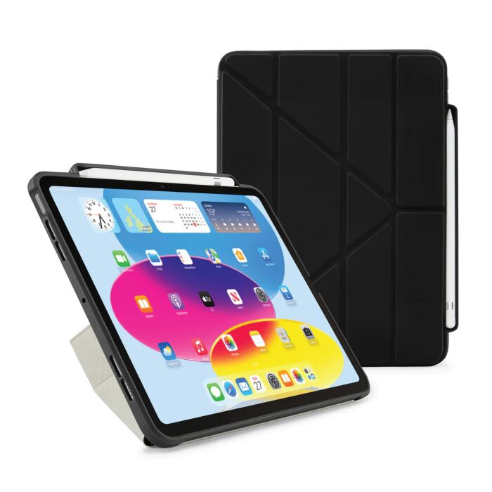 כיסוי לאייפד Pipetto Origami No3 Pencil Case for iPad (A16) / iPad (2022) - Black - 576129