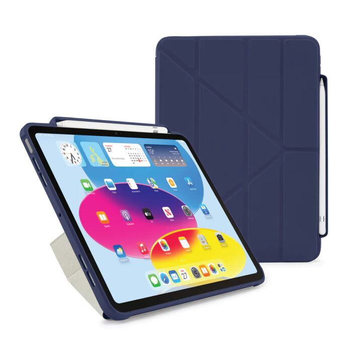 כיסוי לאייפד Pipetto Origami No3 Pencil Case for iPad (A16) / iPad (2022) - Dark Blue - 576130