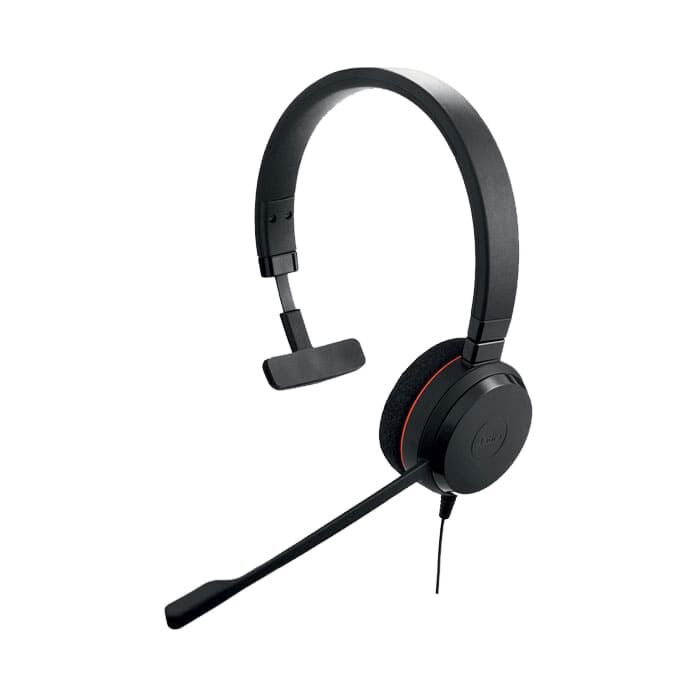 אוזניות חוטיות Jabra Evolve 20 - USB-C/A, MS Mono 4993-823-169