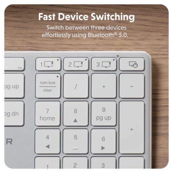 מקלדת אלחוטית Matias HyperSpace Next Bluetooth Wireless Keyboard - MAG00671