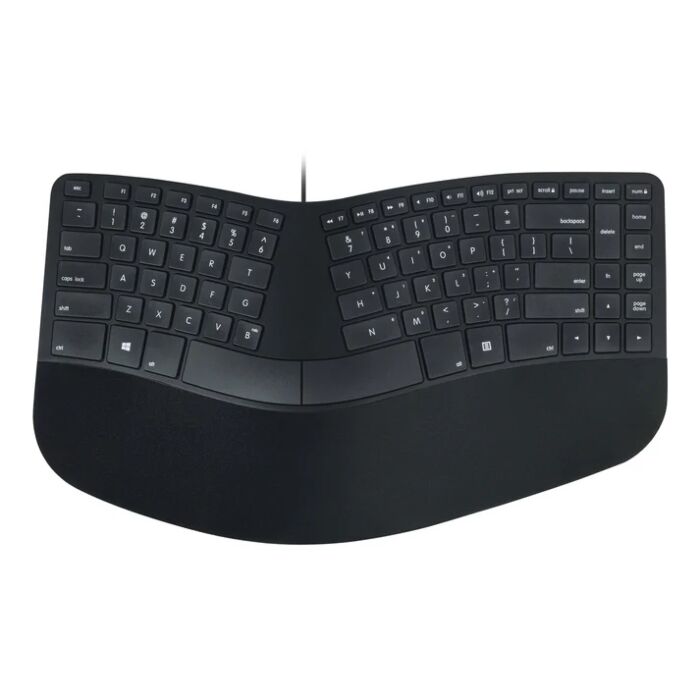 מקלדת ארגונומית חוטית למחשב Matias Sculpted Ergonomic Wired Keyboard FK313PC for PC - MAG00674