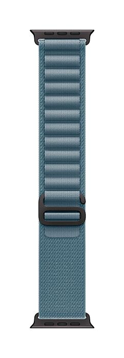 אביזרי אפל ווטש Apple Light Blue Alpine Loop - Black Titanium Finish