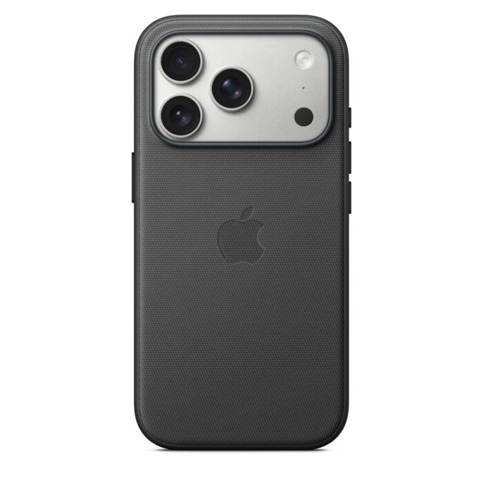 כיסוי TechWoven לאייפון 17 פרו Apple iPhone 17 Pro TechWoven Case with MagSafe - Black MGF34ZM/A