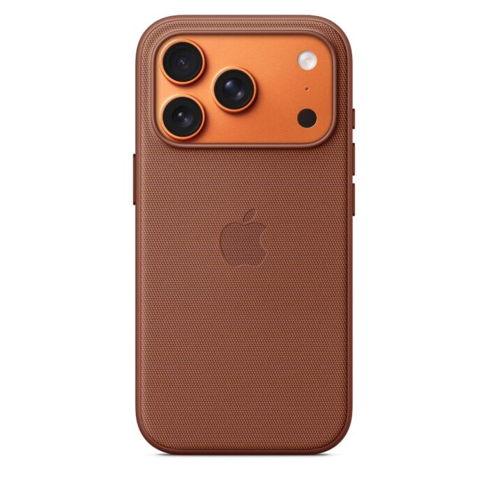 כיסוי TechWoven לאייפון 17 פרו Apple iPhone 17 Pro TechWoven Case with MagSafe - Sienna MGF64ZM/A