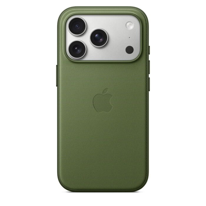 כיסוי TechWoven לאייפון 17 פרו Apple iPhone 17 Pro TechWoven Case with MagSafe - Green MGF74ZM/A