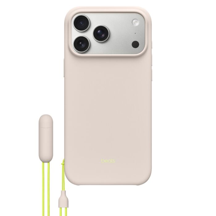 כיסוי קיקסטנד לאייפון 17 פרו מקס Apple Beats iPhone 17 Pro Max Kickstand Case with MagSafe and Camera Control - Lime Stone MGTQ4LL/A