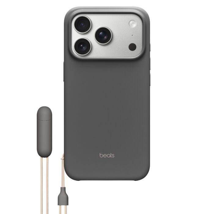 כיסוי קיקסטנד לאייפון 17 פרו Apple Beats iPhone 17 Pro Kickstand Case with MagSafe and Camera Control - Granite Gray MGY74LL/A