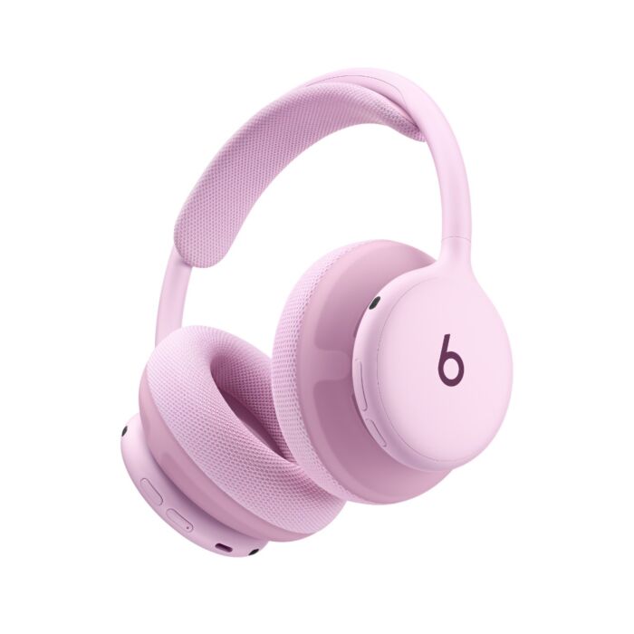 אוזניות קשת אלחוטיות Apple Beats 360 Over-Ear Headphones - Pink with Pink Performance Knit Cushions - MJE64ZM/A