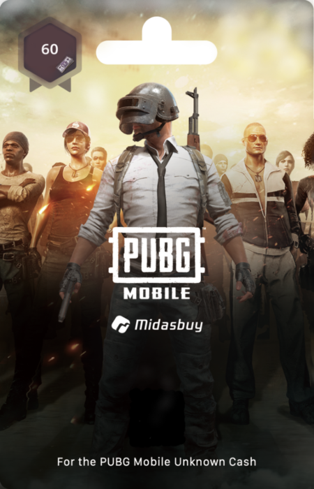 מטבע דיגיטלי לשימוש בתוך המשחק PUBG 60 UC - 506010295369