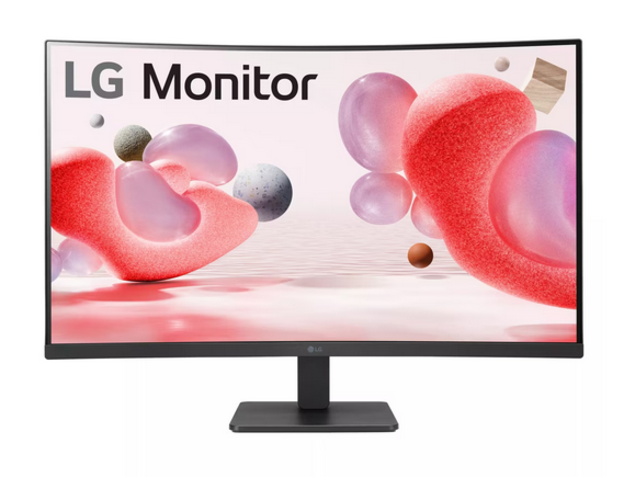מסך מחשב LG 32" FHD Curved 100Hz Monitor with FreeSync - 32MR50C-B