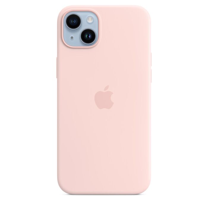 iPhone 14 Plus Silicone Case Chalk Pink
