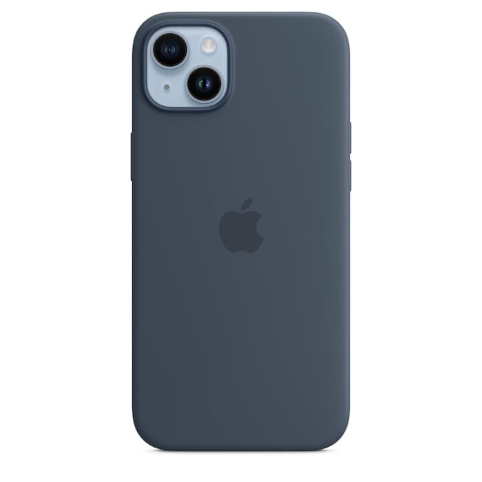 iPhone 14 Plus Silicone Case Storm Blue