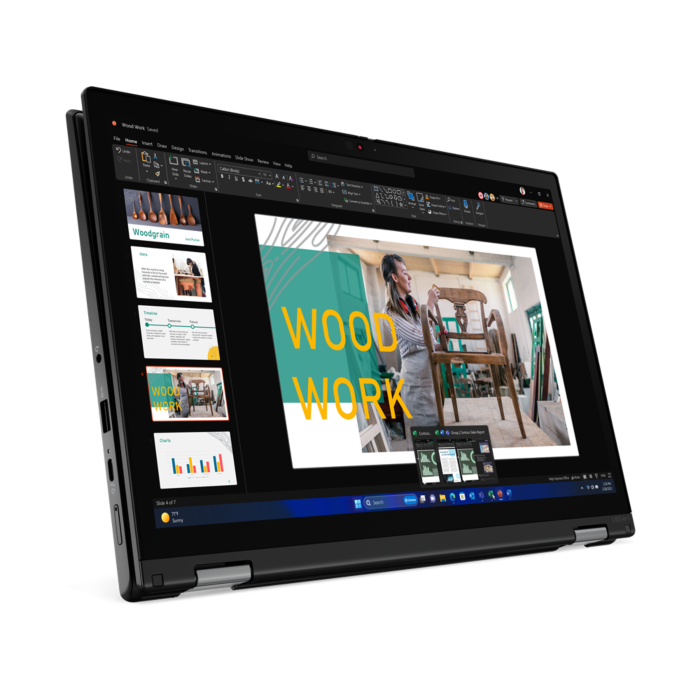 מחשב נייד לנובו Lenovo ThinkPad L13 2in1 Gen 5 13.3" Touch WUXGA, Ultra 7 155U, 16GB, 1TB, Intel Integrated Graphics, Win 11 Pro