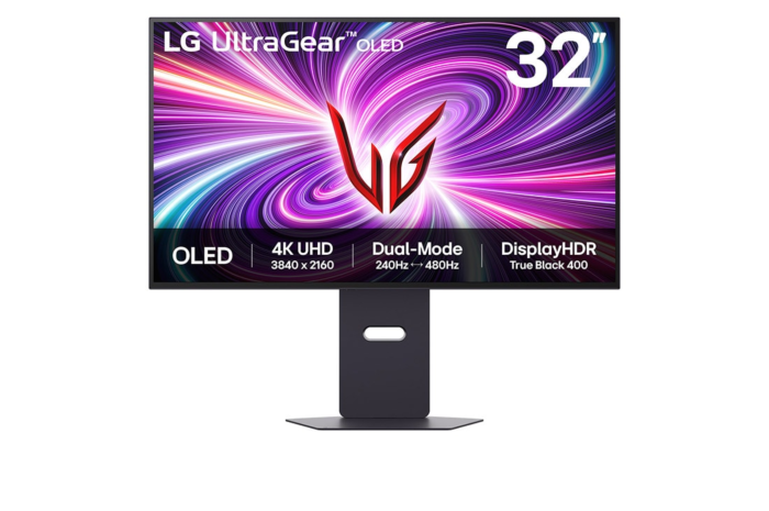 מסך מחשב גיימינג LG UltraGear 32" 4K UHD, OLED, HDR monitor - 32GS95UV-B