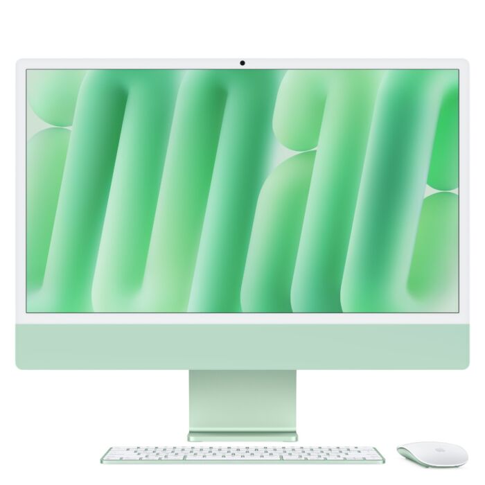 איימק Apple iMac 24" Retina 4.5K Z1E4-CTO24 Standard glass, M4 8C CPU 8C GPU, 16GB, 256GB, Gigabit Ethernet, Magic Mouse, Magic Keyboard, Two Thunderbolt 4 ports, Green