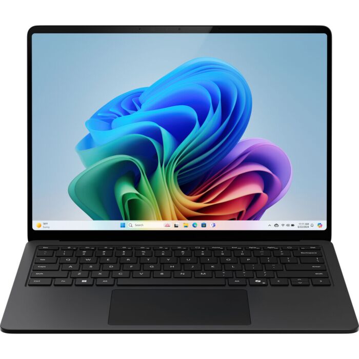 מחשב נייד עם מסך מגע Microsoft Surface Laptop 7, 15" Touch Screen, Snapdragon X Elite, 16GB, 1TB, Adreno GPU, Black, Windows 11 Home  - ZYT-00026