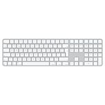 מקלדת אלחוטית Apple Magic Keyboard with Touch ID and Numeric Keypad for Mac Models with Apple Silicon USB-C - EU Layout
