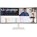 מסך מחשב קעור LG 38" UltraWide Curved Monitor with WQHD Nano IPS, VESA DisplayHDR 600 - 38WR85QC-W 