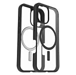 כיסוי שקוף/שחור MagSafe לאייפון 16 פרו מקס, OtterBox Clear/Black React MagSafe Case for iPhone 16 Pro Max
