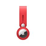 רצועה לאיירתג AirTag Leather Loop - (PRODUCT)RED