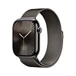 שעון אפל Apple Watch Series 10 MWYW3QI/A GPS + Cellular 46mm Slate Titanium Case with Slate Milanese Loop - M/L
