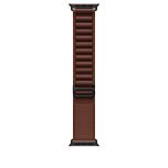רצועות לשעונים Apple Burgundy Alpine Loop - Black Titanium Finish