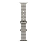 רצועות לשעונים Apple 49mm Translucent Grey Ocean Band - Natural Titanium Finish - MK7K4ZM/A