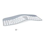 מקלדת ארגונומית אלחוטית למק Matias Wireless USB-C Sculpted Ergonomic FK413D Keyboard for Mac  - MAG00584