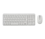 סט מקלדת ועכבר לוג׳יטק Logitech MK250 Compact Bluetooth Wireless Combo Off (Off-White) - 920-013520