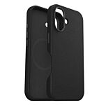 כיסוי דמוי עור שחור MagSafe לאייפון 16, OtterBox Black Symmetry Cactus Leather MagSafe Case for iPhone 16