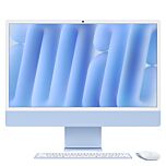 איימק Apple iMac 24" Retina 4.5K Z1EP-CTO42 Nano-texture glass, M4 10C CPU 10C GPU, 24GB, 256GB, Gigabit Ethernet, Magic Mouse, Magic Keyboard with Touch ID and Numeric, Four Thunderbolt 4 ports, Blue