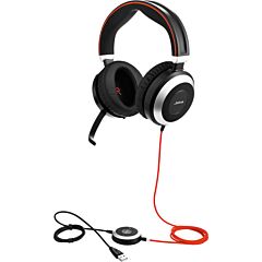 אוזניות חוטיות Jabra Evolve 80 MS, Stereo, USB-A 7899-823-109