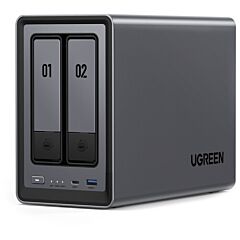 שרת אחסון NAS UGREEN NASync DXP2800 2-Bay NAS Enclosure - 25369