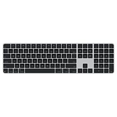 מקלדת אלחוטית Apple Magic Keyboard with Touch ID and Numeric Keypad for Mac Models with Apple Silicon USB-C - Black Keys - US Layout