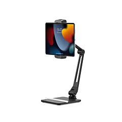 מעמד מתכוונן לאייפד ולאייפון Twelve South HoverBar Duo - Adjustable Stand for iPad and iPhone (Black) - 811370024097