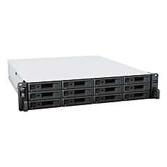 מערכת אחסון רשת ארונית עם שנים עשר מפרצים Synology RackStation RS2423RP+ 12-Bay NAS - 35300-001-28