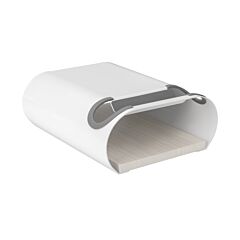 מתקן אחסון לאופניים LUMI Stylish On-Wall Bike Storage Rack (Matte White & Beech) - 90902-806-41