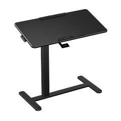 שולחן צד מתכוונן LUMI Mobile Folding Adjustable Side Table with MDF Tabletop (Black) - 90902-817-30
