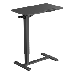 שולחן צד מתכוונן LUMI Mobile Height Adjustable Side Table with Tiltable Tabletop (Matte Black) - 90902-807-89