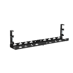 מגש לניהול כבלים LUMI Extendable Clamp-On Under-Desk Cable Management Tray (Matte Black) - 90902-807-73