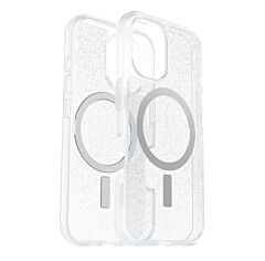 כיסוי שקוף עם נצנצים MagSafe לאייפון 16 פלוס, OtterBox Clear/Stardust React MagSafe Case for iPhone 16 Plus