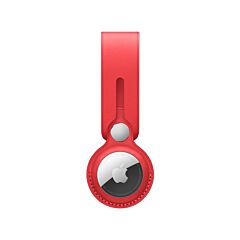 רצועה לאיירתג AirTag Leather Loop - (PRODUCT)RED