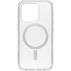 כיסוי שקוף עם נצנצים MagSafe לאייפון 15 פרו, OtterBox Stardust Symmetry MagSafe Case for iPhone 15 Pro