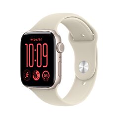 שעון אפל Apple Watch SE 3 Starlight Aluminium Case with Sand Sport Band