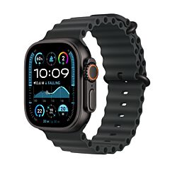 שעון אפל Apple Watch Ultra 2 MX4P3HB/A GPS + Cellular 49mm Black Titanium Case with Black Ocean Band