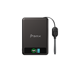 SolidSafe 10K Solid-State Magnetic Power Bank (Black)