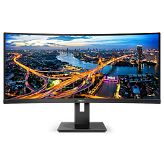 מסך מחשב PHILIPS 34" Curved UltraWide WQHD 100Hz Business Monitor - 345B1C