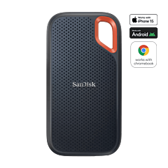 כונן אחסון נייד SanDisk Extreme Portable SSD - 8TB 1050MB/s (Black) SDSSDE61-8T00-G25