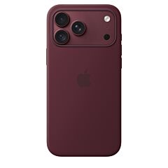 כיסוי סיליקון לאייפון 18 פרו מקס Apple iPhone 18 Pro Max Silicone Case with MagSafe - Burgundy - MK914ZM/A